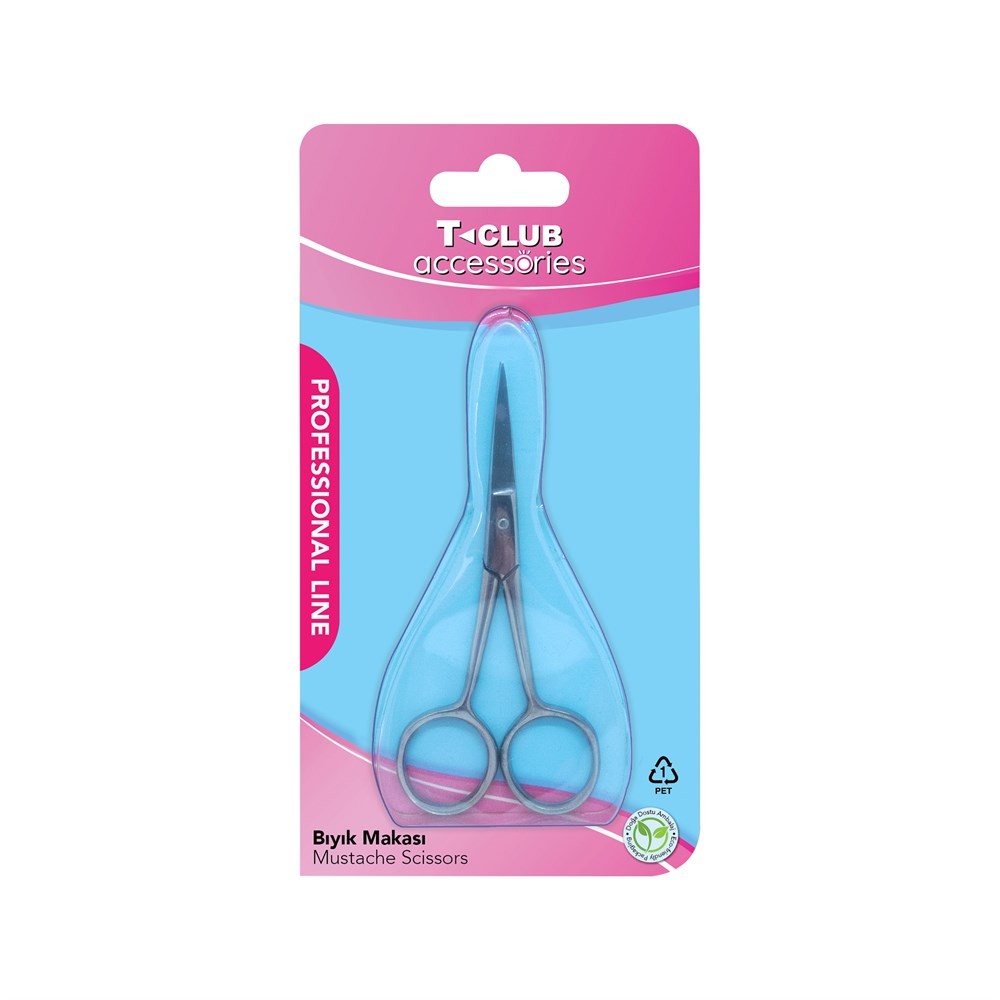 TCLUB Accessories Bıyık Makası Professional Line Mustache Scissors 176