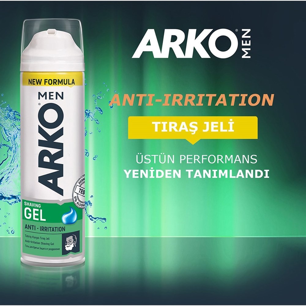 Arko Anti-Irritation Tıraş Jeli 200 ml