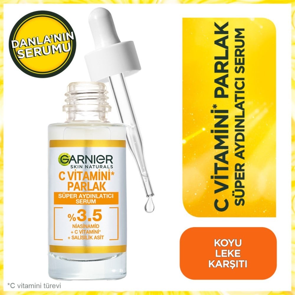 Garnier Skin Naturals C Vitamini Parlak Süper Aydınlatıcı Serum 30 ml