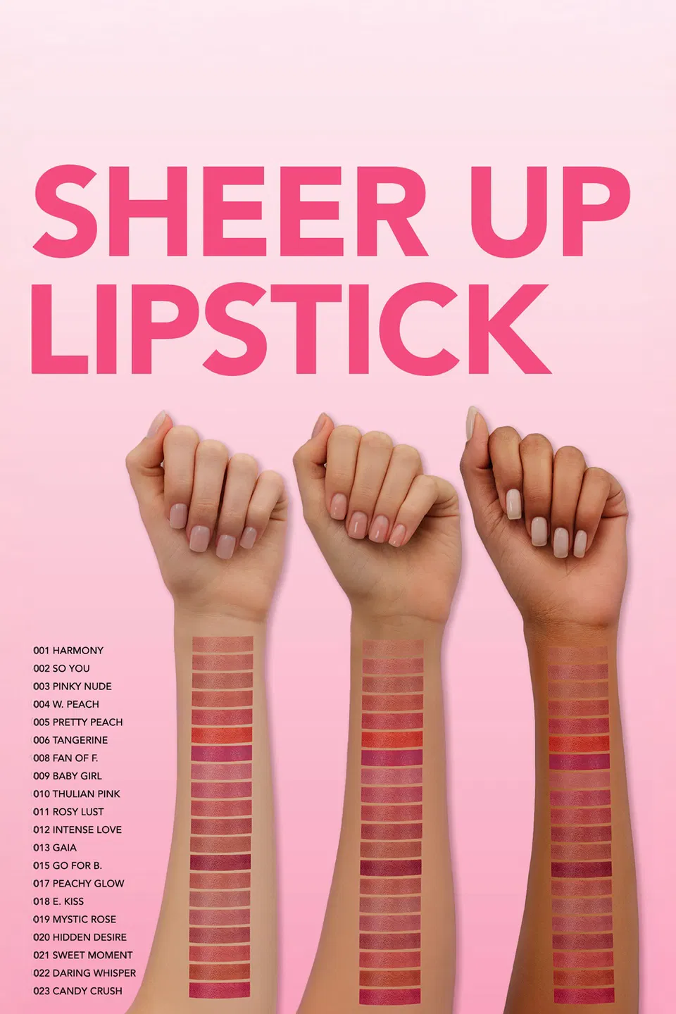 Flormar Sheer Up Nemlendirici Etkili Yarı Transparan Ruj 013 Gaia