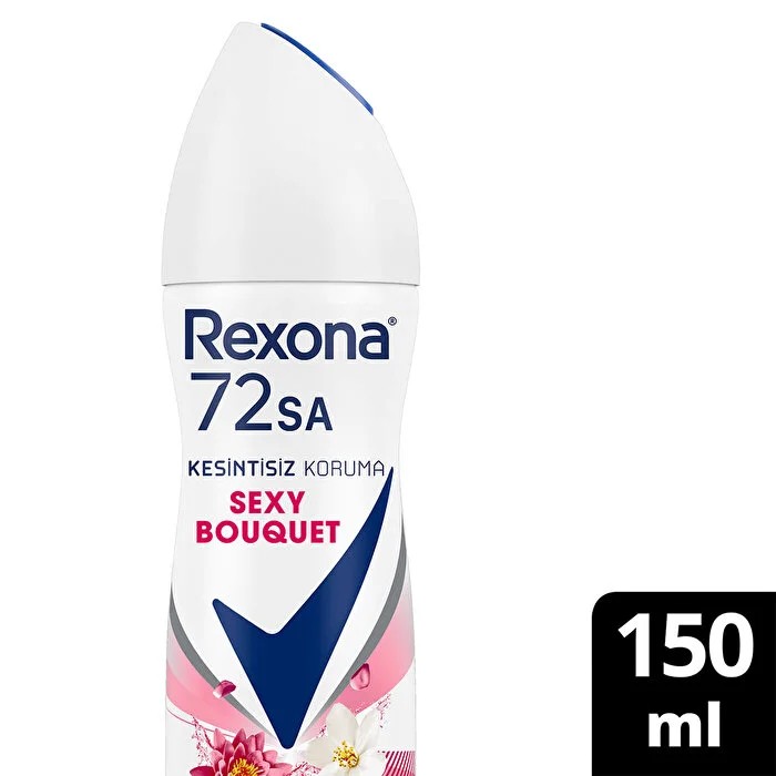 Rexona Kadın Sprey Deodorant 72h Sexy Bouquet 150ml