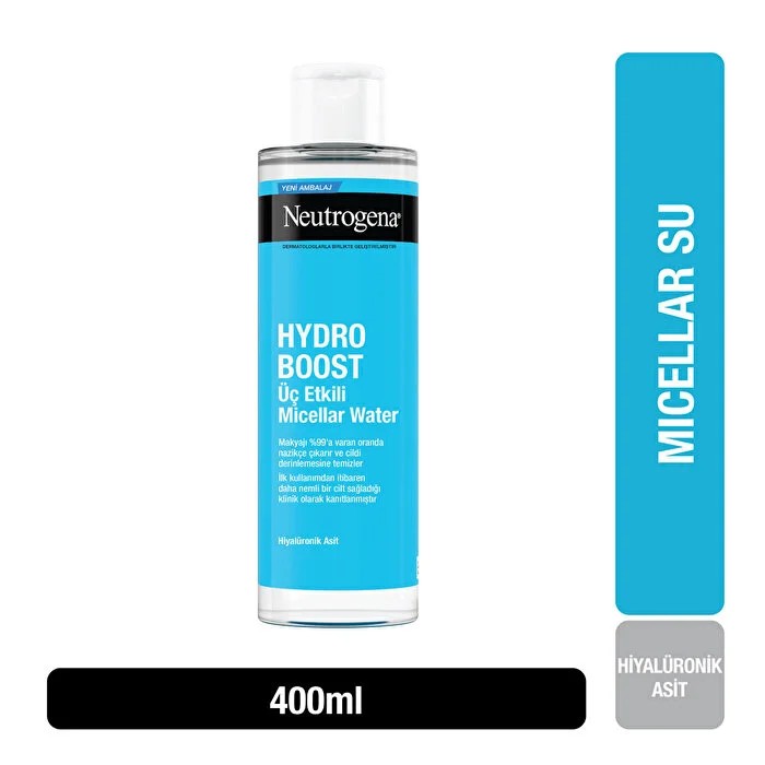 Neutrogena Hydro Boost Üç Etkili Micellar Makyaj Temizleme Suyu 400 ml