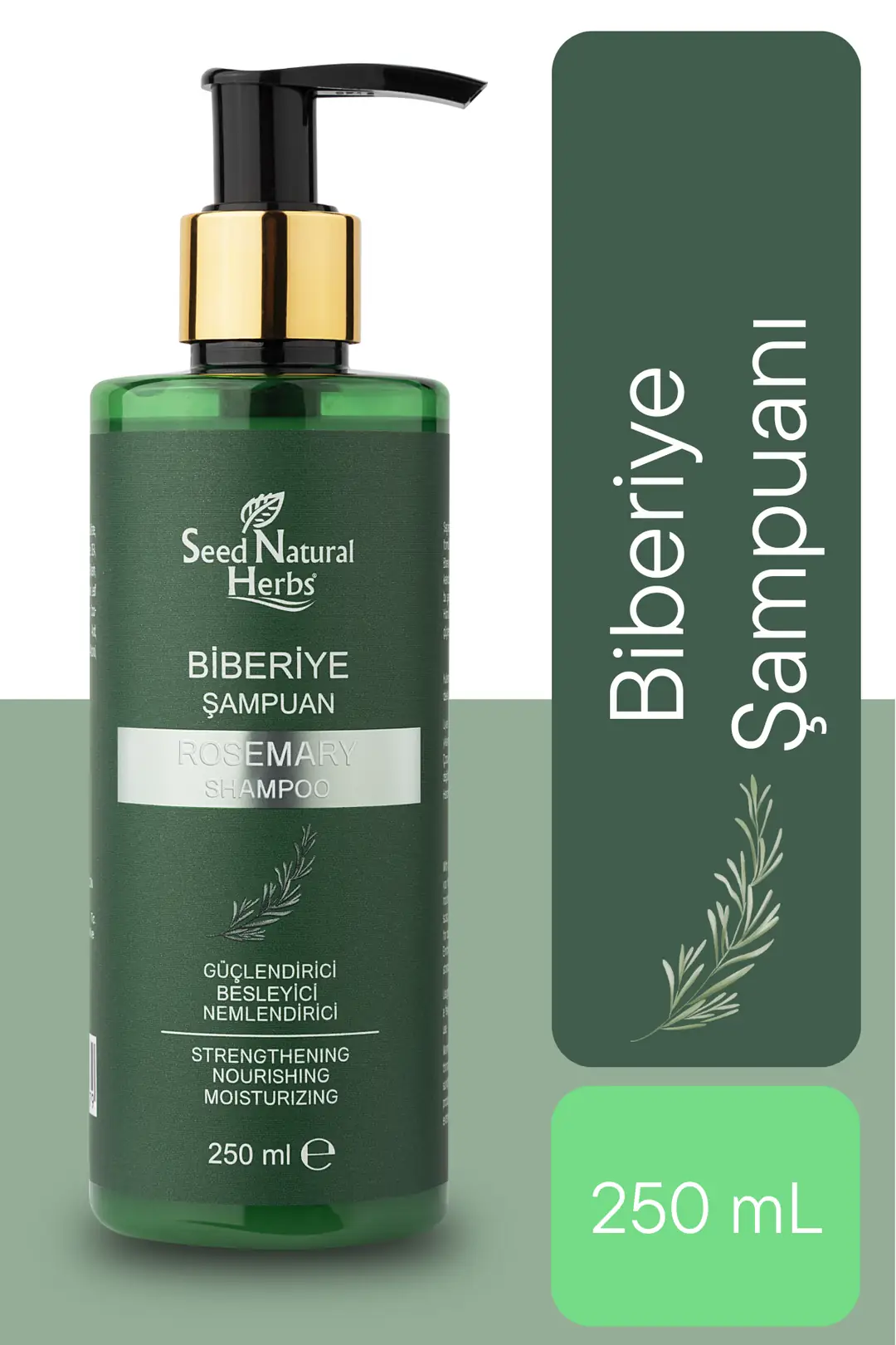 Seed Natural Herbs Biberiye-Keratin Şampuan 250ml