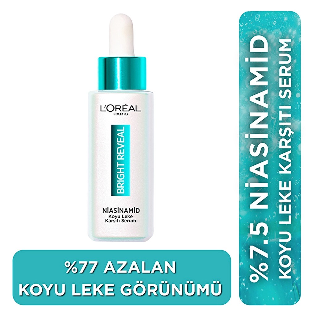 Loreal Paris Bright Reveal Sivilce, Güneş, Yaşlanma Lekelerinde Etkili Koyu Leke Karşıtı Serum 30 ml