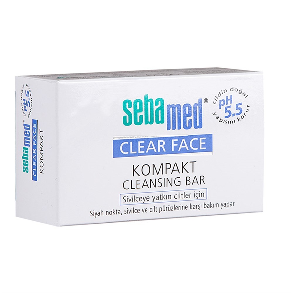 Sebamed Face Compact Sabun - Siyah Nokta ve Sivilceli Yüzler İçin 100 gr