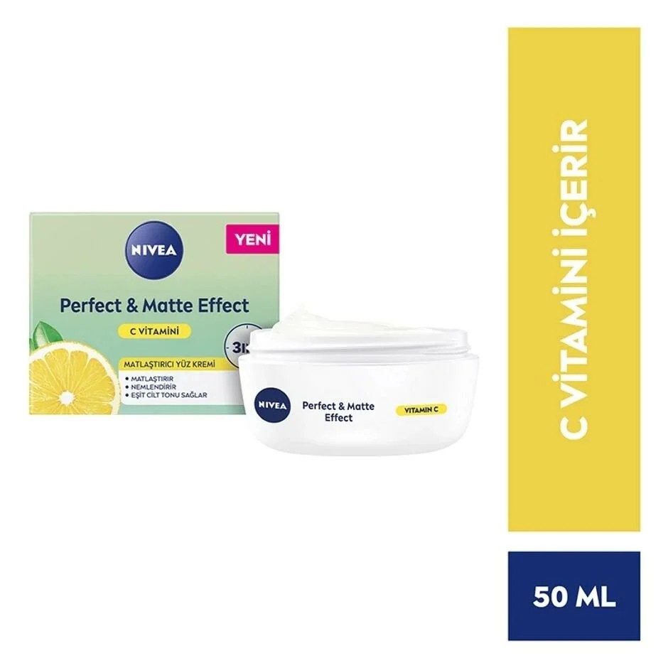 Nivea Perfect &amp; Matte Effect C Vitamini Yüz Kremi 50 ml