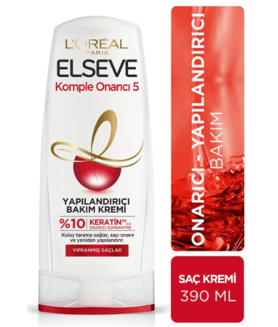 Loreal Paris Elseve Elseve Saç Bakım Kremi Komple Onarıcı5 Yapılandırıcı Etki 390 ml