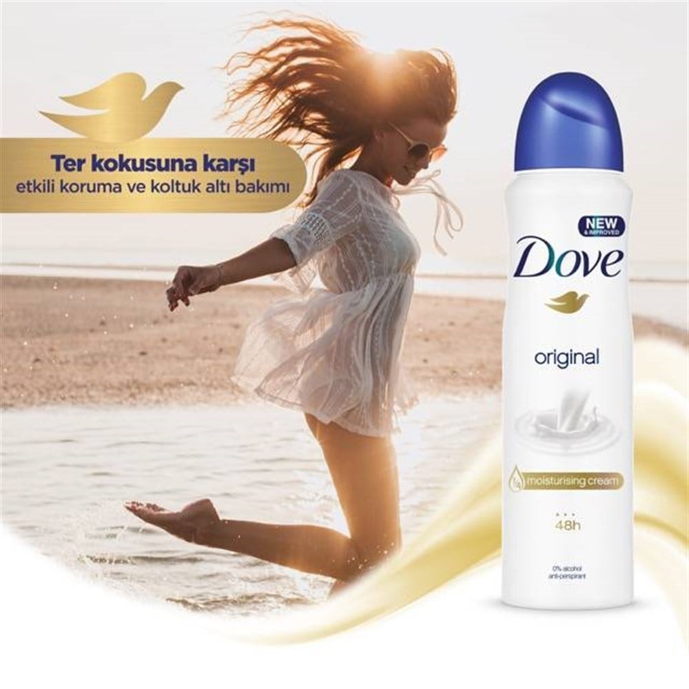 Dove Kadın Deodorant Original Anti-Perspirant Sprey 150 ml