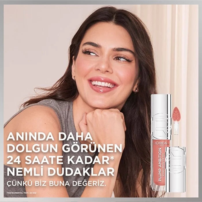 Loreal Paris Plump Ambition Hyaluron Lip Oil Besleyici ve Nemlendirici Dudak Parlatıcısı 510 La Nuit Sparkle