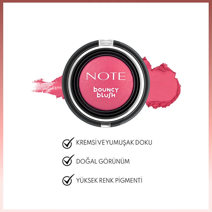 Note Bouncy Blush Allık 01 Paradise