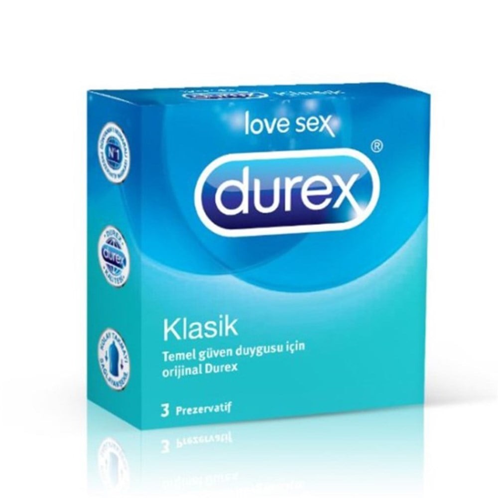 Durex Prezervatif 3lü Klasik