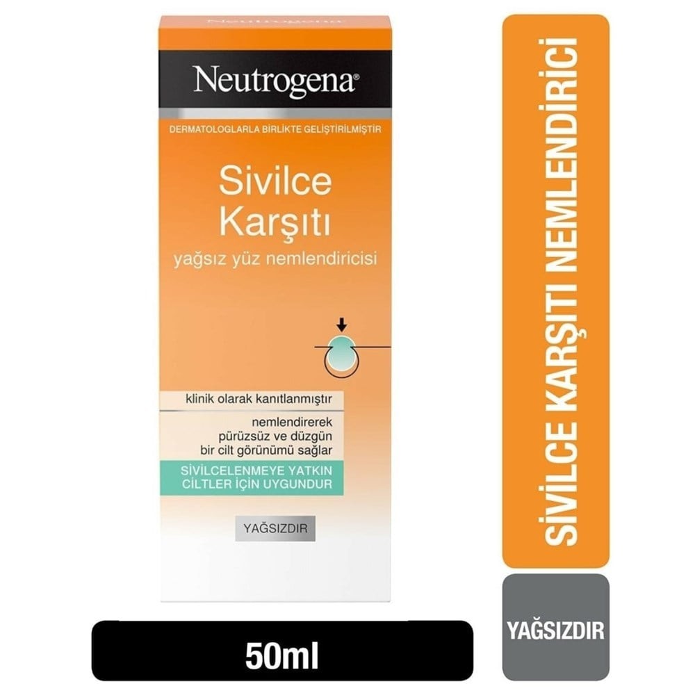 Neutrogena Visibly Clear Sivilce Karşıtı Yağsız Yüz Nemlendiricisi 50 ml