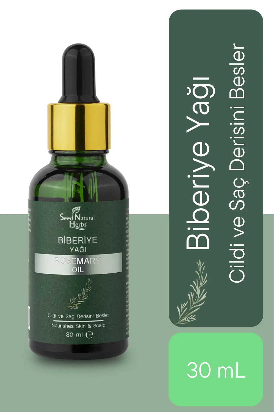 Seed Natural Herbs Biberiye Yağı 30ml