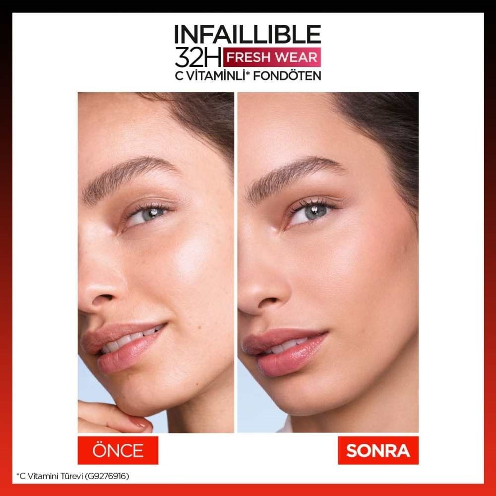 Loreal Paris Face Uzun Süre Kalıcı Fondöten - Infaillible 32H Fresh Wear 130 True Beige 30 ml