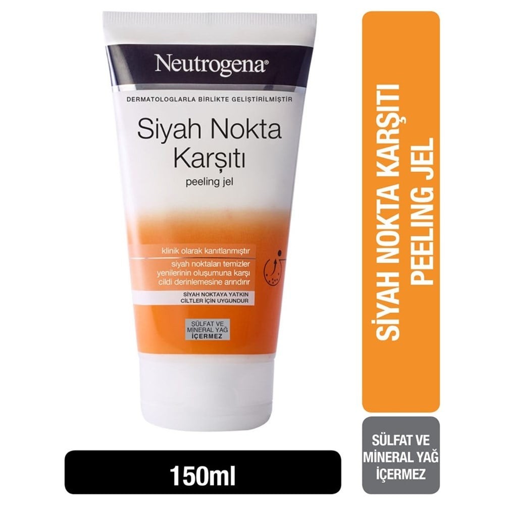 Neutrogena Siyah Nokta Karşıtı Günlük Peeling Jel 150 ml