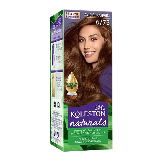Wella Koleston Naturals Saç Boyası 6/73 Ayışığı Kahvesi