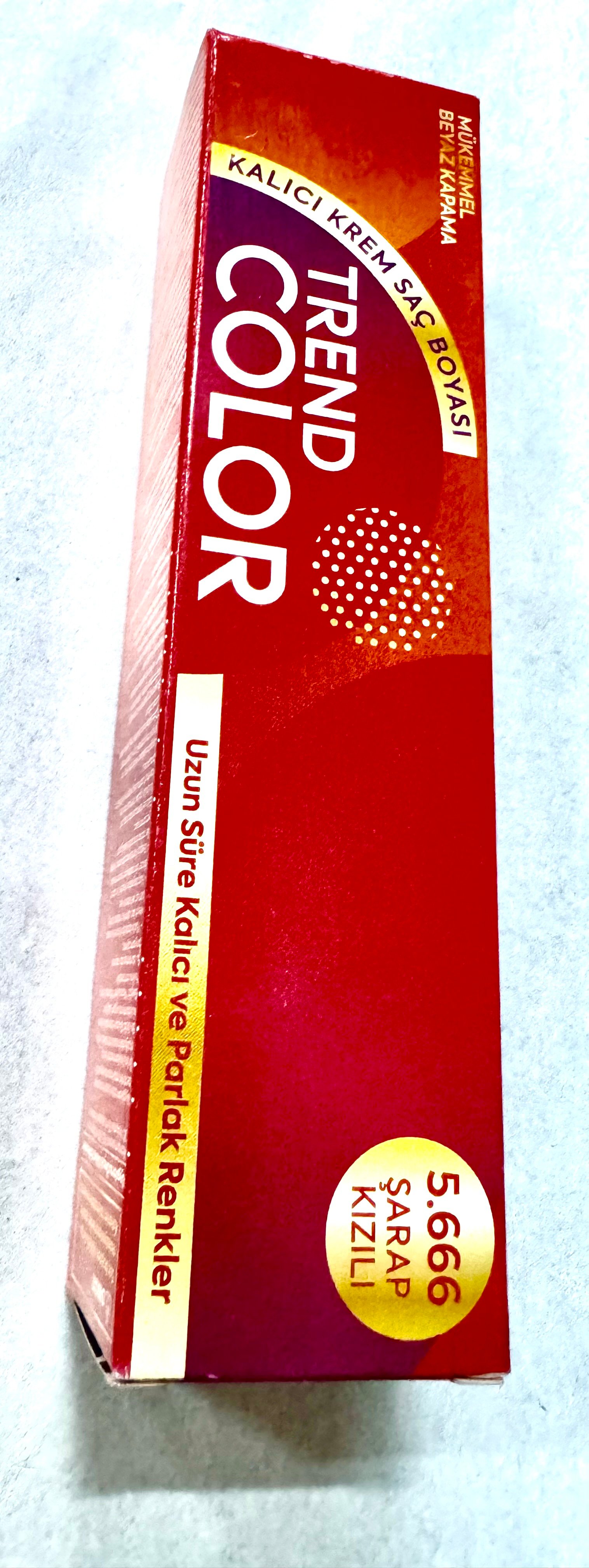 Trend Color Tüp Saç Boyası 5.666 Şarap Kızılı 50 ml