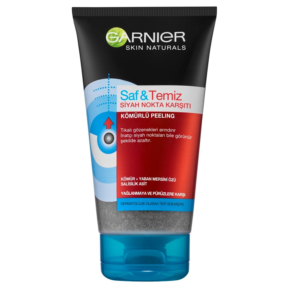 Garnier Saf & Temiz Siyah Nokta Karşıtı Kömürlü Peeling 150 ml