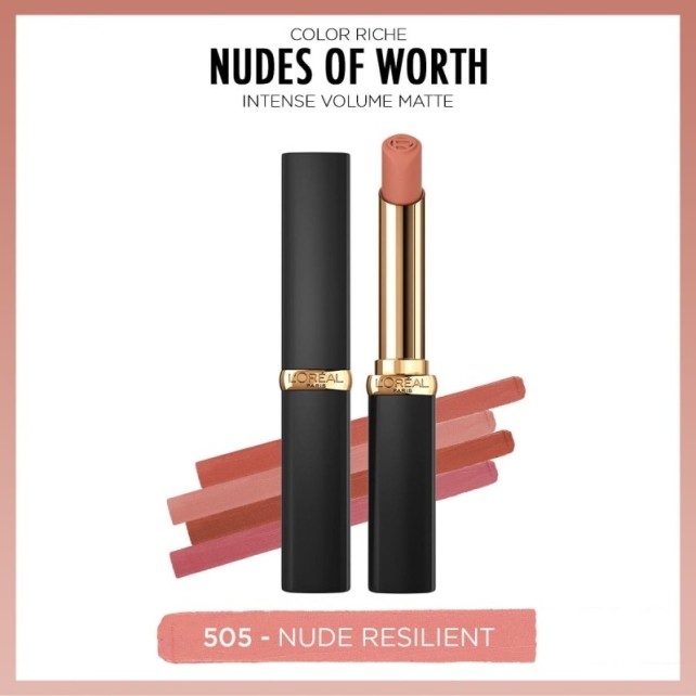 Loreal Paris Color Riche Intense Volume Matte Ruj 505 Le Nude Resilient