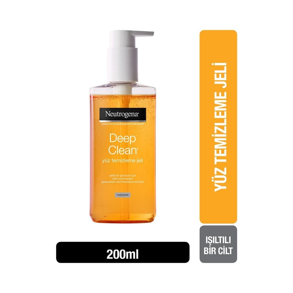 Neutrogena Yüz Temizleme Jeli - Deep Clean 200 ml