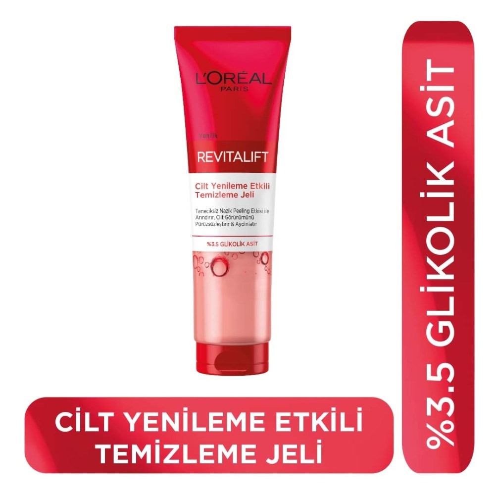 Loreal Paris Revitalift Glikolik Asit Cilt Yenileme Etkili Yüz Temizleme Jeli 150 ml