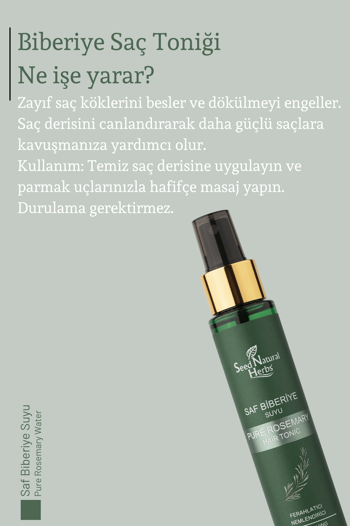 Natural Herbs Saf Biberiye Suyu 100ml