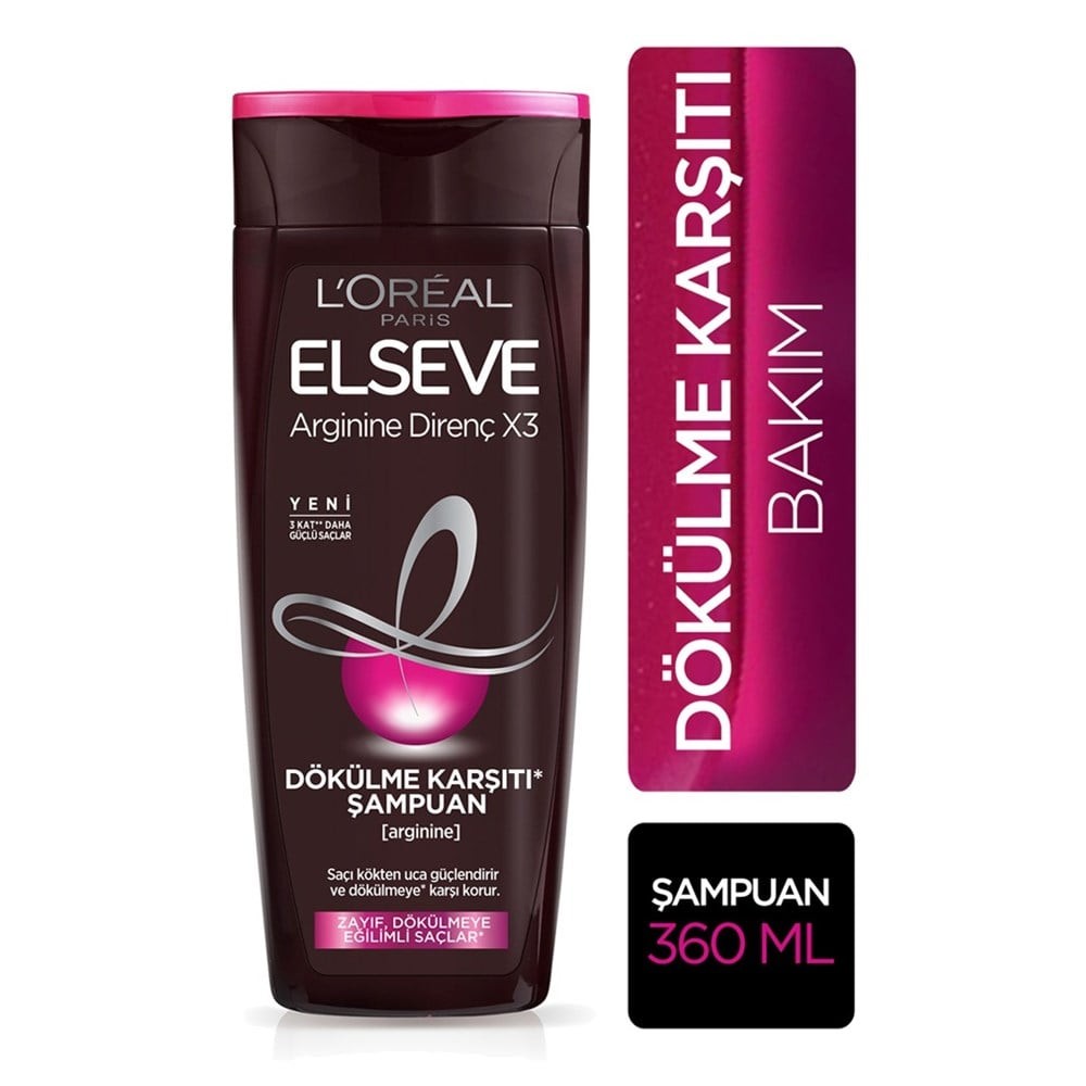 Loreal Paris Elseve Şampuan Arginine Direnç X3 Dökülme Karşıtı Etki 360 ml