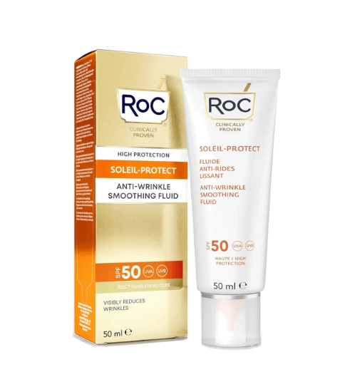 Roc Kırışıklık Karşıtı Yüz Güneş Kremi Spf 50+ 50 ml