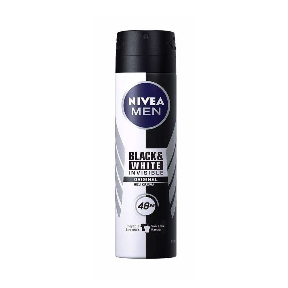 Nivea Erkek Deodorant Black & White Invisible Original 150 ml