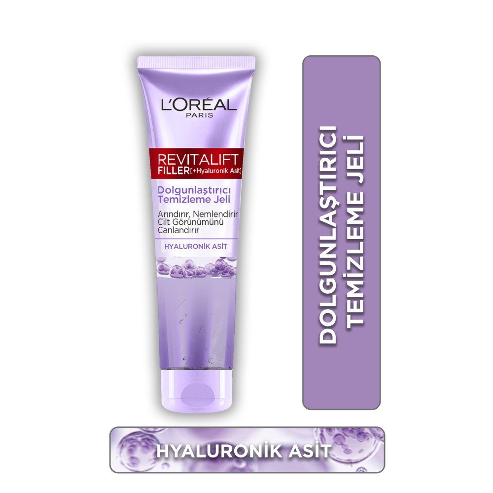 Loreal Paris Revitalift Filler Hyaluronik Asit Dolgunlaştırıcı Yüz Temizleme Jeli 150 ml