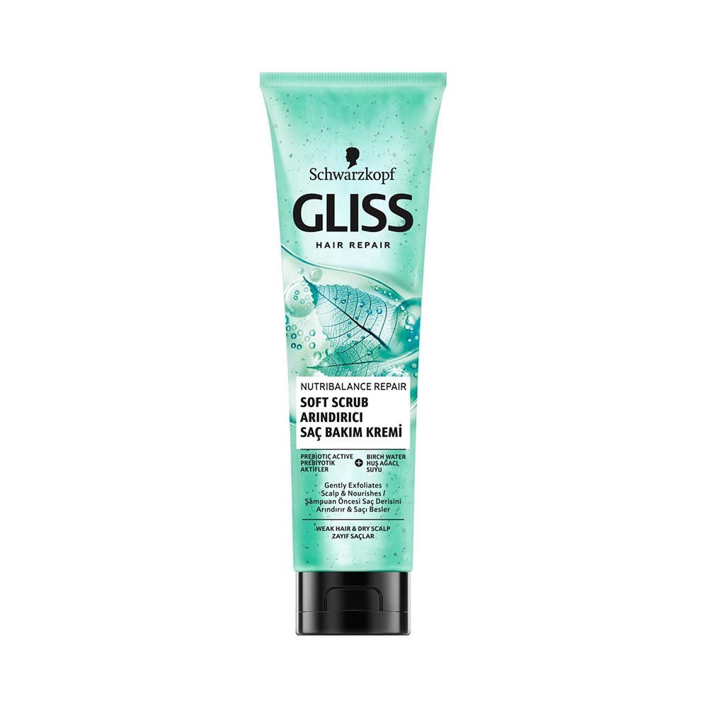 Gliss Saç Bakım Kremi Soft Scrub Arındırıcı Etki 150 ml