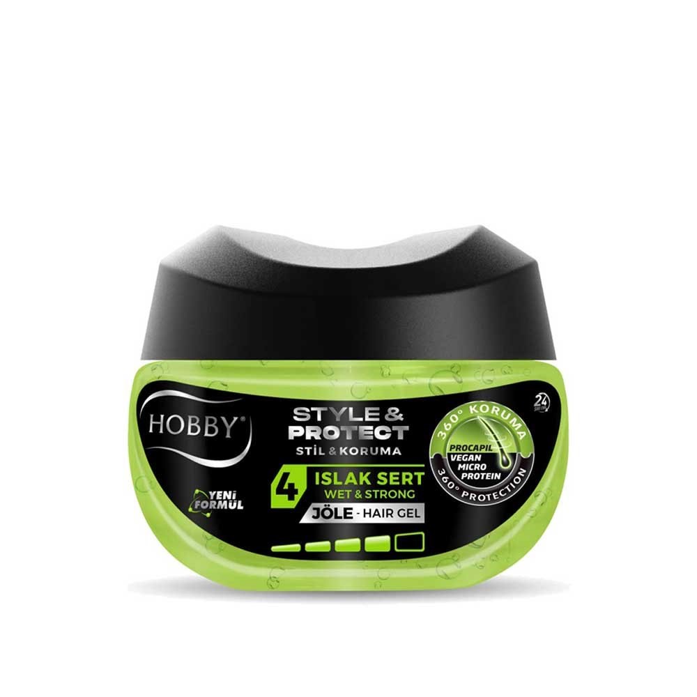 Hobby Islak Sert Saç Jölesi - S&amp;P Hair Gel Wet Strong 250 ml