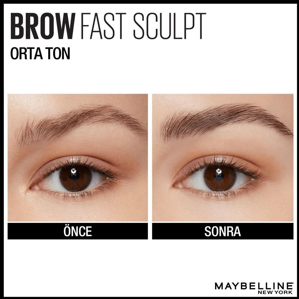 Maybeline Kaş Maskarası Brow Fast Sculpt 04 Medium Brown