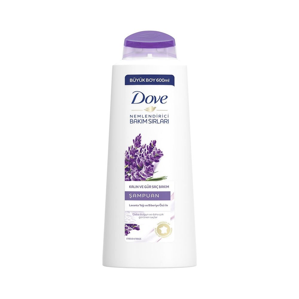 Dove Şampuan Nemlendirici Bakım Lavanta & Biberiye Özlü 600 ml