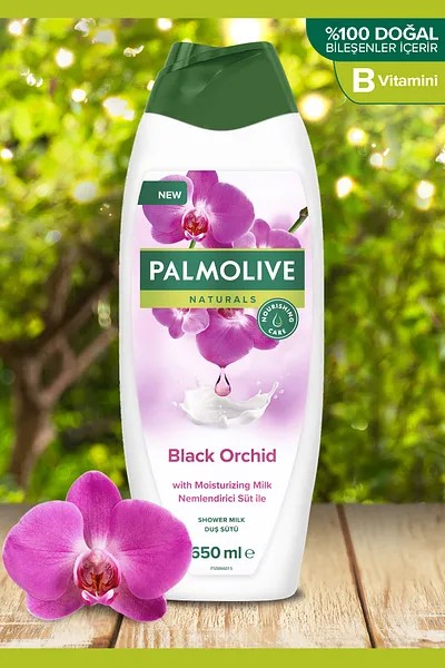 Naturals Nemlendirici Süt Ile Siyah Orkide 650ml Duş Jeli B Vitamini