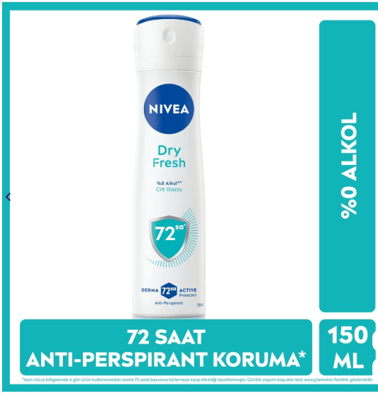 Nivea Kadın Sprey Deodorant - Dry Fresh 150 ml
