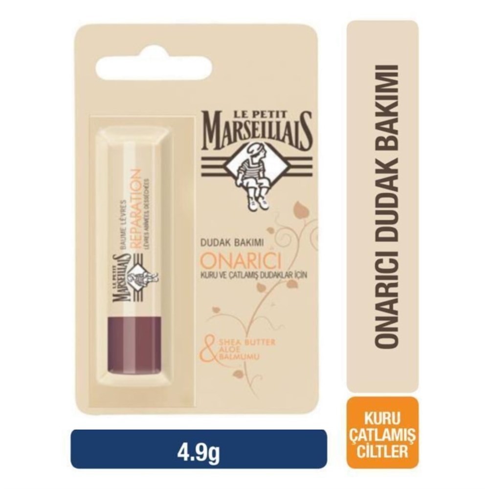 Le Petit Marseillais Dudak Bakım Kremi Shea Yağı & Aloevera & Balmumu Özlü 4.9 g