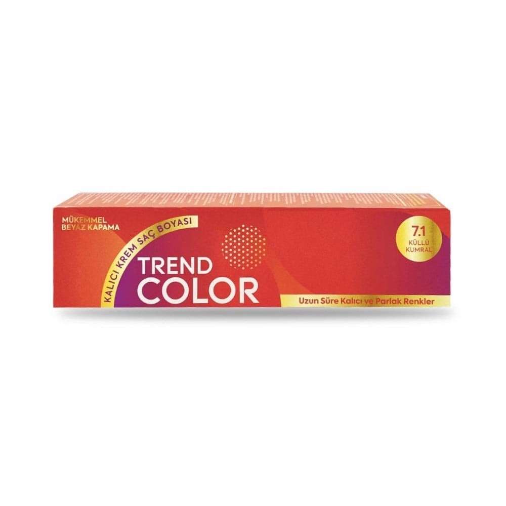 Trend Color Tüp Saç Boyası 7.1 Küllü Kumral 50 ml