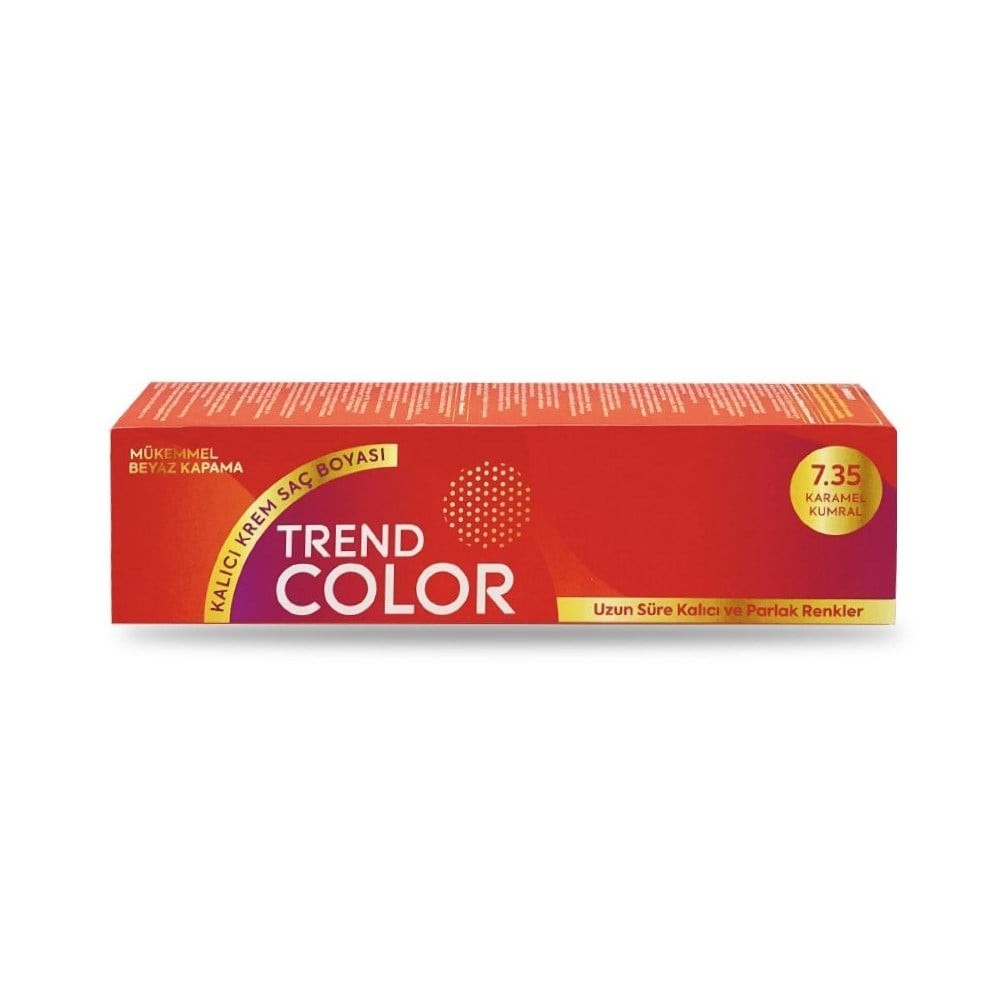 Trend Color Tüp Saç Boyası 7.35 Karamel Kumral 50 ml