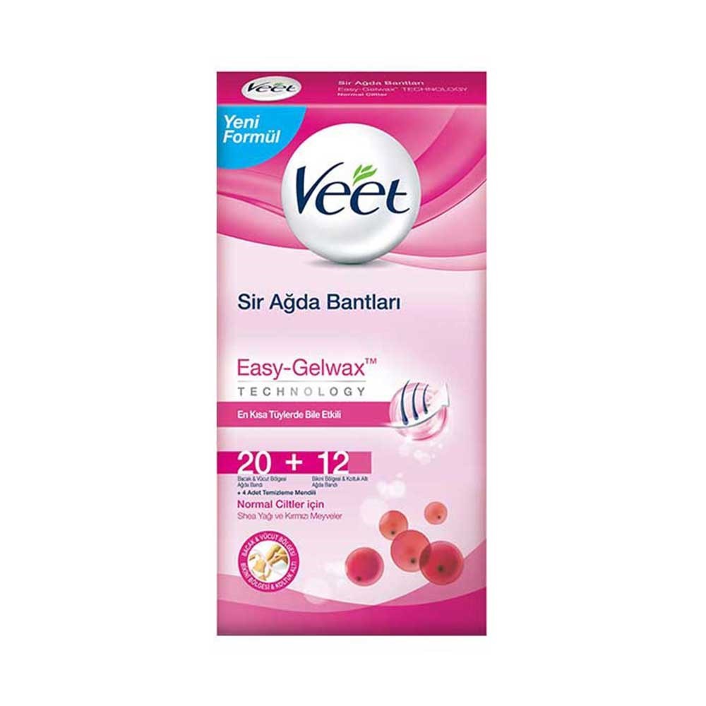 Veet Ağda Bandı Komple Vücut Seti 20li + 12li Bikini & Koltuk Altı için