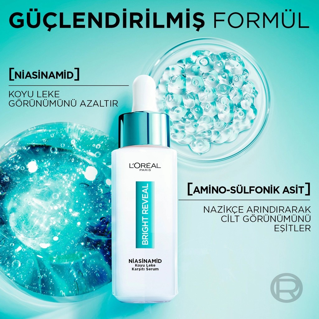 Loreal Paris Bright Reveal Sivilce, Güneş, Yaşlanma Lekelerinde Etkili Koyu Leke Karşıtı Serum 30 ml