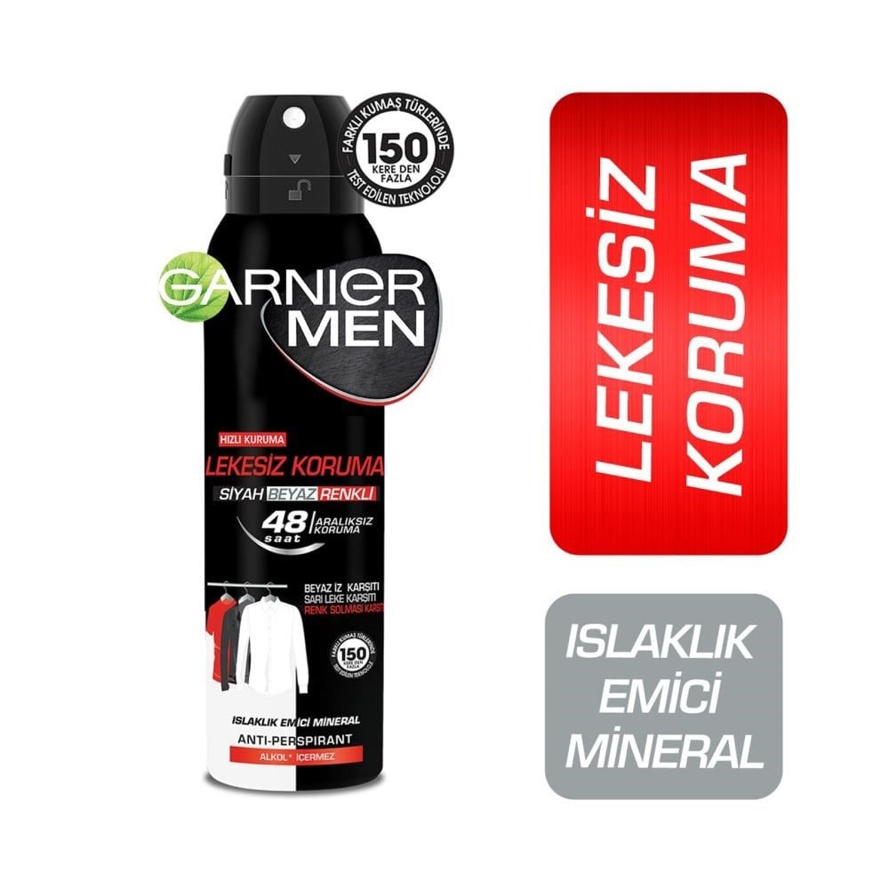 Garnier Men Deodorant Lekesiz Koruma 150 ml