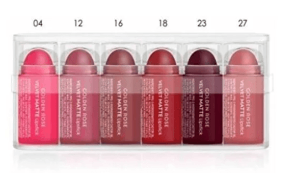 Golden Rose Velvet Lipstick 6lı Mini Kapsül No:2