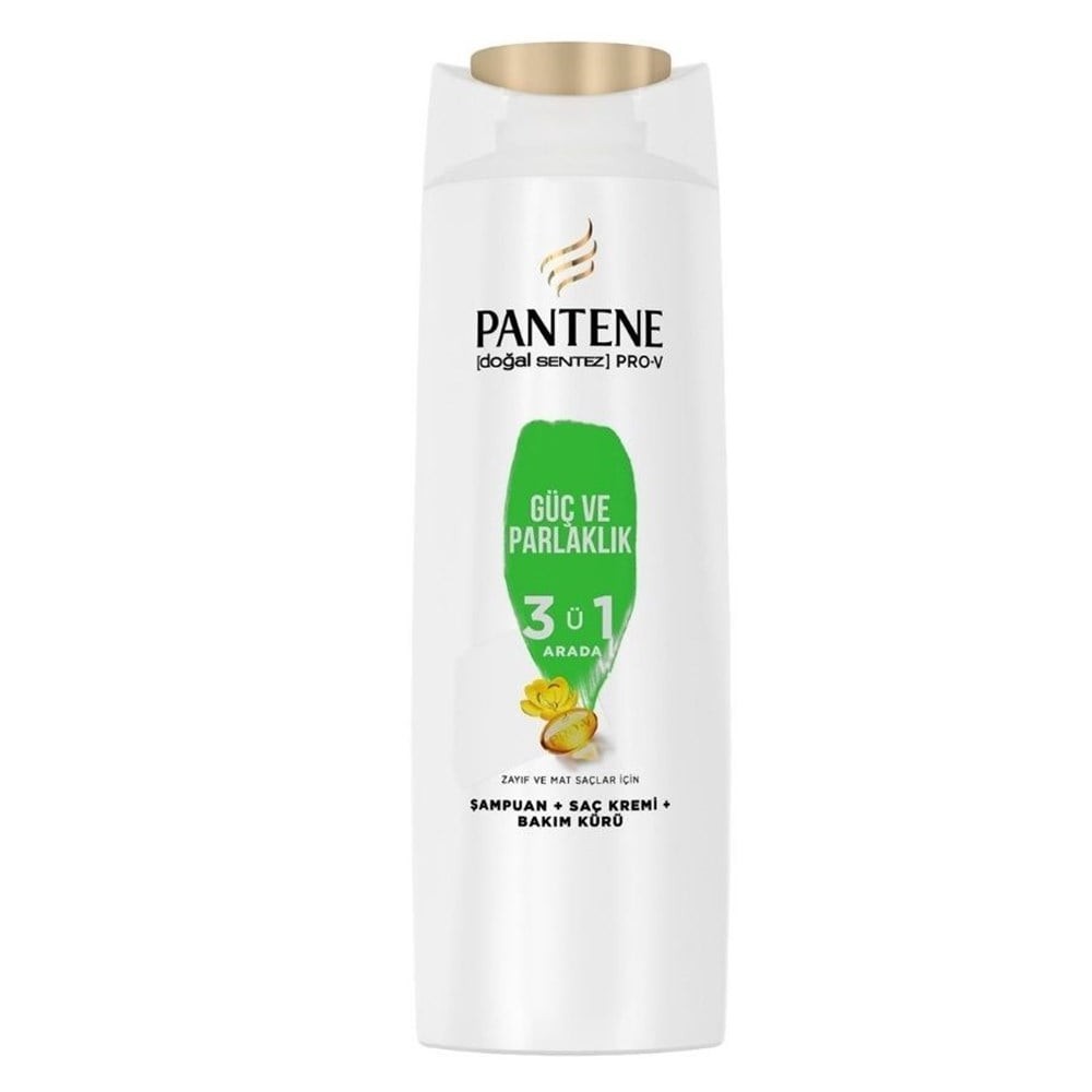 Pantene Pro-V 3ü 1 Arada Şampuan Doğal Sentez Güç ve Parlaklık 350 ml