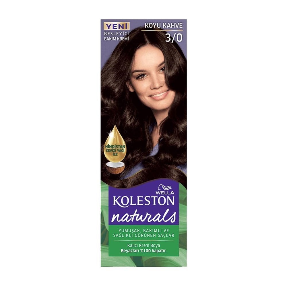 Koleston Naturals Saç Boyası 3/0 Koyu Kahve