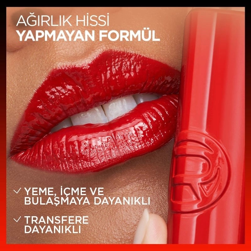 Loreal Paris Infaillible Laque Resistance Likit Parlak Ruj 550 Noir Cherry