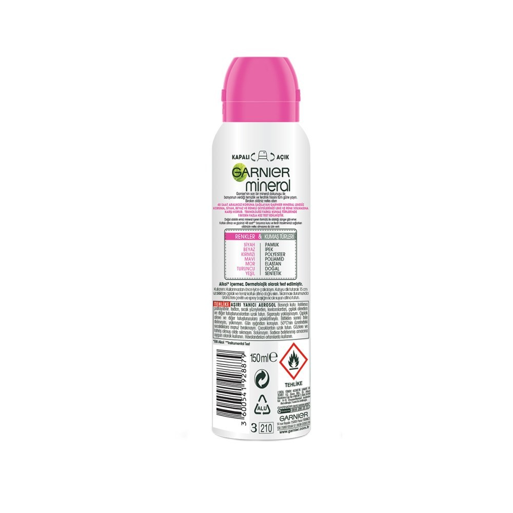 Garnier Aeresol Deodorant - Ferah Koku 150 ml