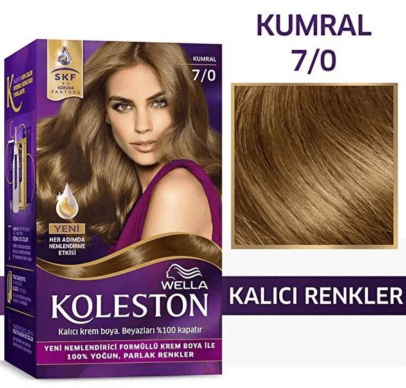 Koleston Kit Kalıcı Krem Saç Boyası 7/0 Kumral