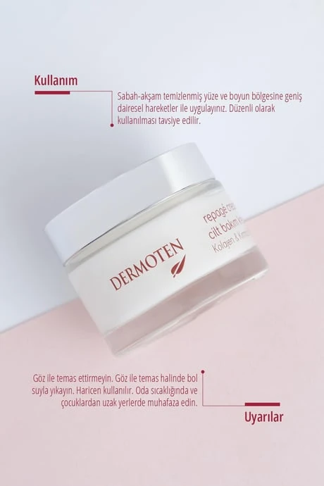 Dermoten Cilt Bakım Kremi 50ml Kolajen&Kırmızı Yosun
