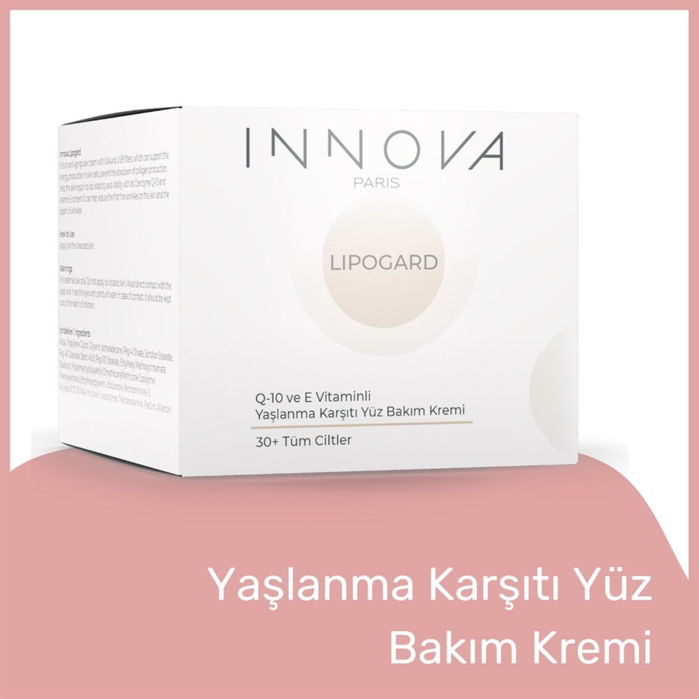 Innova Lipogard Yaşlanma Karşıtı Yüz Bakım Kremi 50 ml